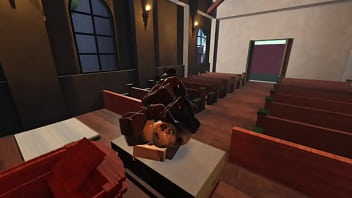 Horny slut at church