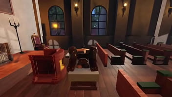 Horny slut at church