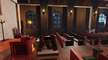 Horny slut at church