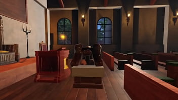 Horny slut at church