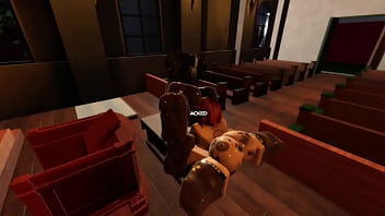 Horny slut at church