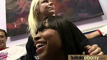 Dp group sex action with hot ebony slut 9