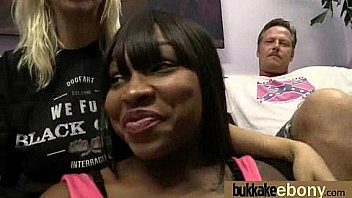 Dp group sex action with hot ebony slut 9