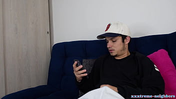 He finds me masturbating and ends up swallowing it all