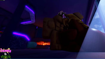 Candy making love to viper