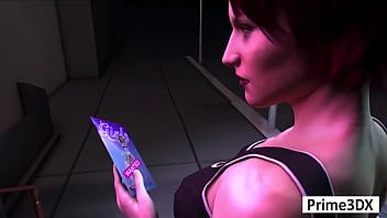 Animation redhead stripper performs on dreadlocks bbc