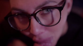 Lewd woman sucks cock her male's