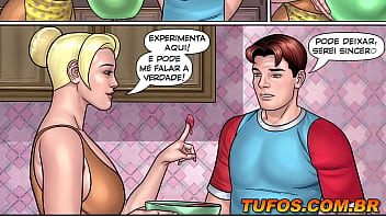 Luiz ficou maluco com a bunda deliciosa da vizinha gostosa