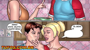 Luiz ficou maluco com a bunda deliciosa da vizinha gostosa