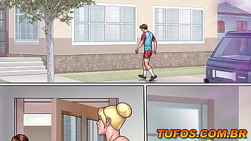 Luiz ficou maluco com a bunda deliciosa da vizinha gostosa