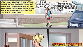 Luiz ficou maluco com a bunda deliciosa da vizinha gostosa