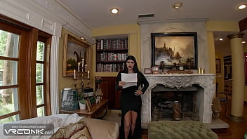 Vr horny morticia and wednesday addams fucks hard in dirty threesome cosplay