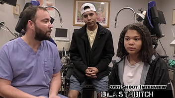 Michelle anderson gets fucked twice while brother gets handjob