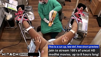 Freshman gets mandatory hitachi orgasm from doctor tampa tori sanchez