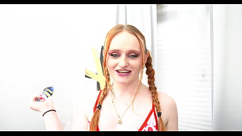 Perv anal casting 0%pussy only anal real deep balls monster cock mouth dilator high heels school girl rimming red hair feet