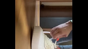 Good morning i couldn't decide between white or black socks today so i took one of each pair•more on of #feet #