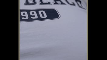 Milf exercises outdoors with no bra