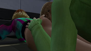 Fart sims farting and ass licking