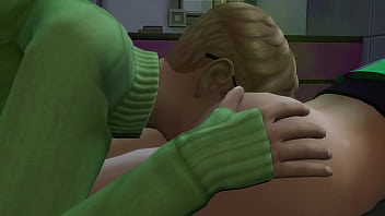 Fart sims farting and ass licking