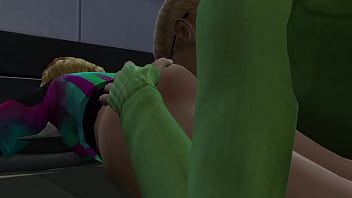 Fart sims farting and ass licking