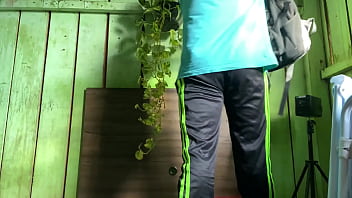 Eu empurrei e ela queria mais observação era minha patroa