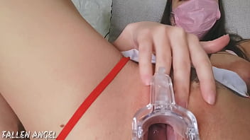 Speculum In Pussy And Powerful Orgasm With Squirt thumbnail