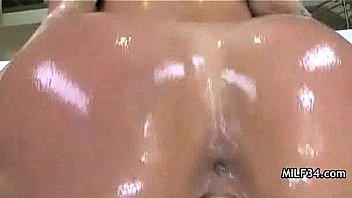 Horny milf gets kinky