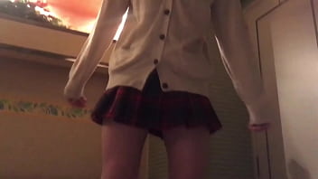 Big tits japanese teen student blowjob