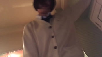 Big tits japanese teen student blowjob