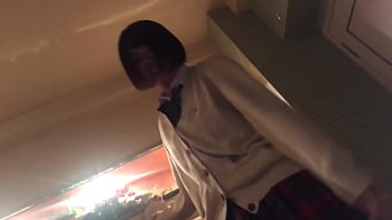 Big tits japanese teen student blowjob