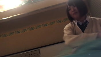 Big tits japanese teen student blowjob