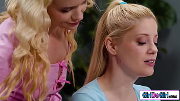 Stepmom Charlotte Stokely And Her Stepdaughter Khloe Kingsley Have A Secret Affairthe Milf Is Pussy Licked Under The Table Right Under Her Wifes Nose thumbnail