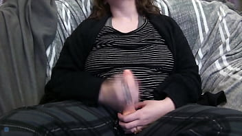 Jacking off the strap no audio