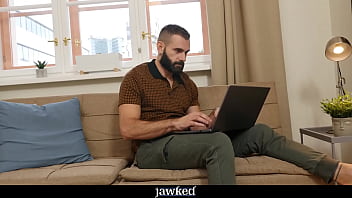 Bearded Hunk Wolf Rayet Gives Into His Urges And Stops Working To Fuck Nico Vegas thumbnail