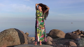 Norma a enjoys a sensual masturbation in a baltic evening