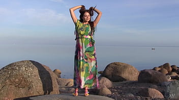 Norma a enjoys a sensual masturbation in a baltic evening