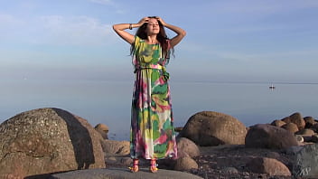 Norma a enjoys a sensual masturbation in a baltic evening