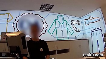 Fantastic czech kitten was seduced in the mall and drilled in pov