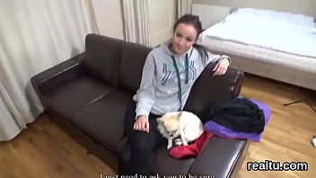 Fantastic czech kitten was seduced in the mall and drilled in pov