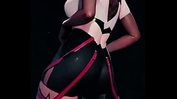 A stunning genshin girl turns with a confident smile her pink hair glowing under the light one glance is enough to reveal both mystery and temptation… bio link waiting