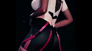 A stunning genshin girl turns with a confident smile her pink hair glowing under the light one glance is enough to reveal both mystery and temptation… bio link waiting