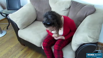 Kitty pleasures her lover with her big boobs and tight pussy