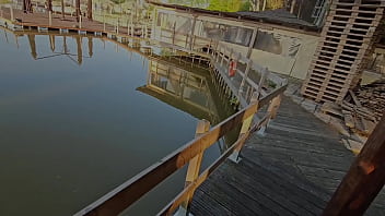 Hot foursome with my friends near the lake