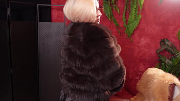 My hot fur coat collection part 1 fetish milf arya grander