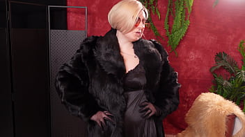 My hot fur coat collection part 1 fetish milf arya grander