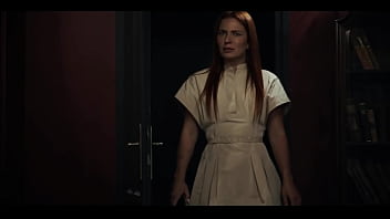 Horny vampire lesbian busty latina babe titsucking redhead during intense gothic sex