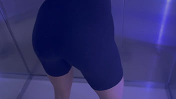 Hot big ass & tits latina seduces boy at gym