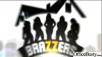 Big tits girl fucking during work in office clip 04