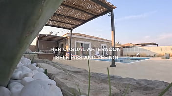 Casual afternoon of amuse de rauch self piss and pee