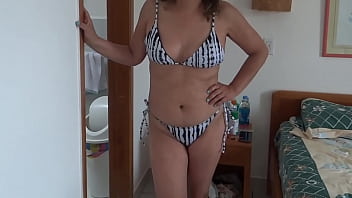 On vacation on the beach with stepson and we ended up having sex big cumshot on my hairy pussy On vacation on the beach with stepson and we ended up having sex big cumshot on my hairy pussy